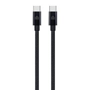 Dviced Cable USB-C to USB-C Nylon Textile 0,25m - Black