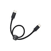 Dviced Cable USB-C to USB-C Nylon Textile 0,25m - Black
