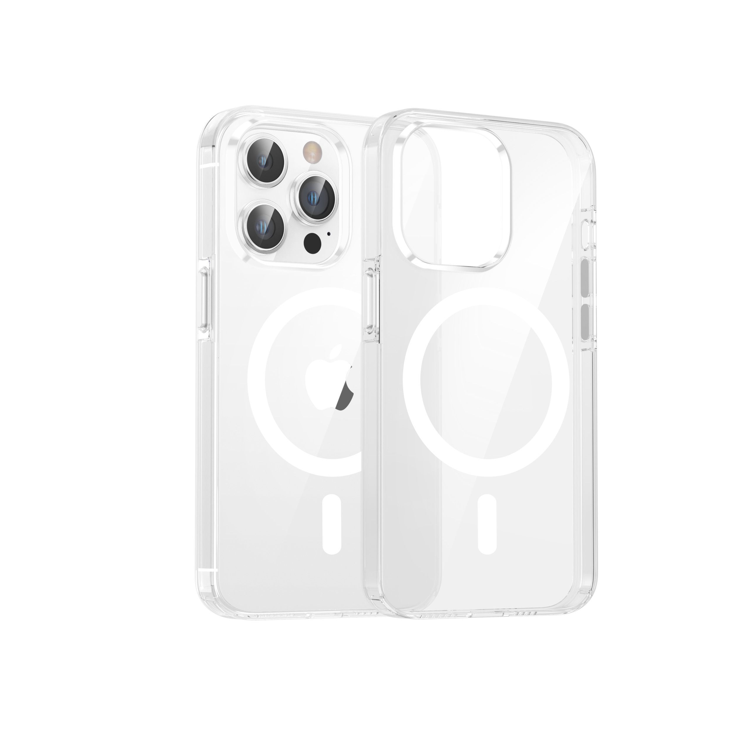 Dviced Magsafe iPhone 15 Pro clear case - Black