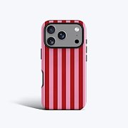 Dvided Magsafe iPhone 16 clear case - Red