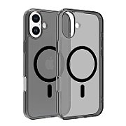 Dviced Magsafe iPhone 16 Plus smoke case - Black