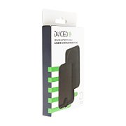 Dviced Leather magsafe foldable cardholder and stand - Black