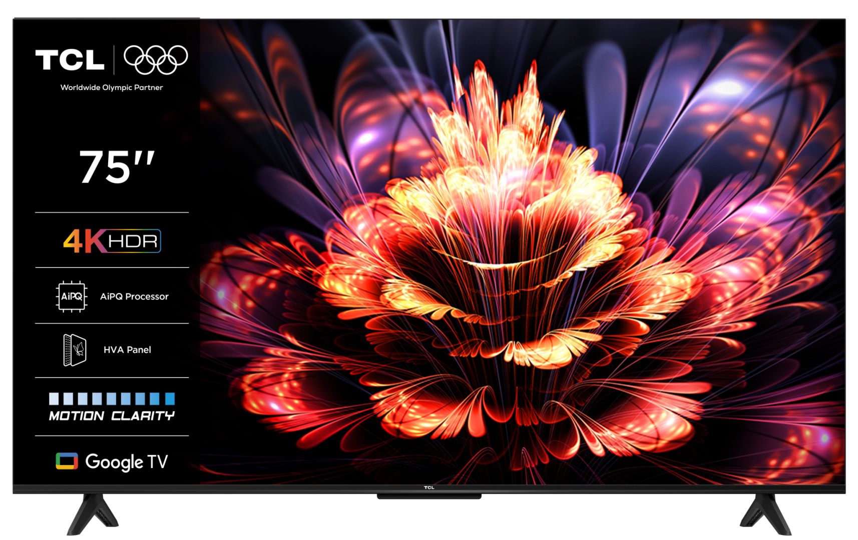 Televizor TCL LED 75V6C, 189 cm, Smart Google TV, 4K Ultra HD, (Model 2025)