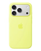 Apple iPhone 17 Pro Silicone Case with MagSafe – Neon Yellow