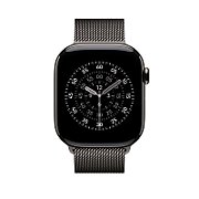 Apple Watch 46mm Loop:  Slate Milanese Loop - S/M