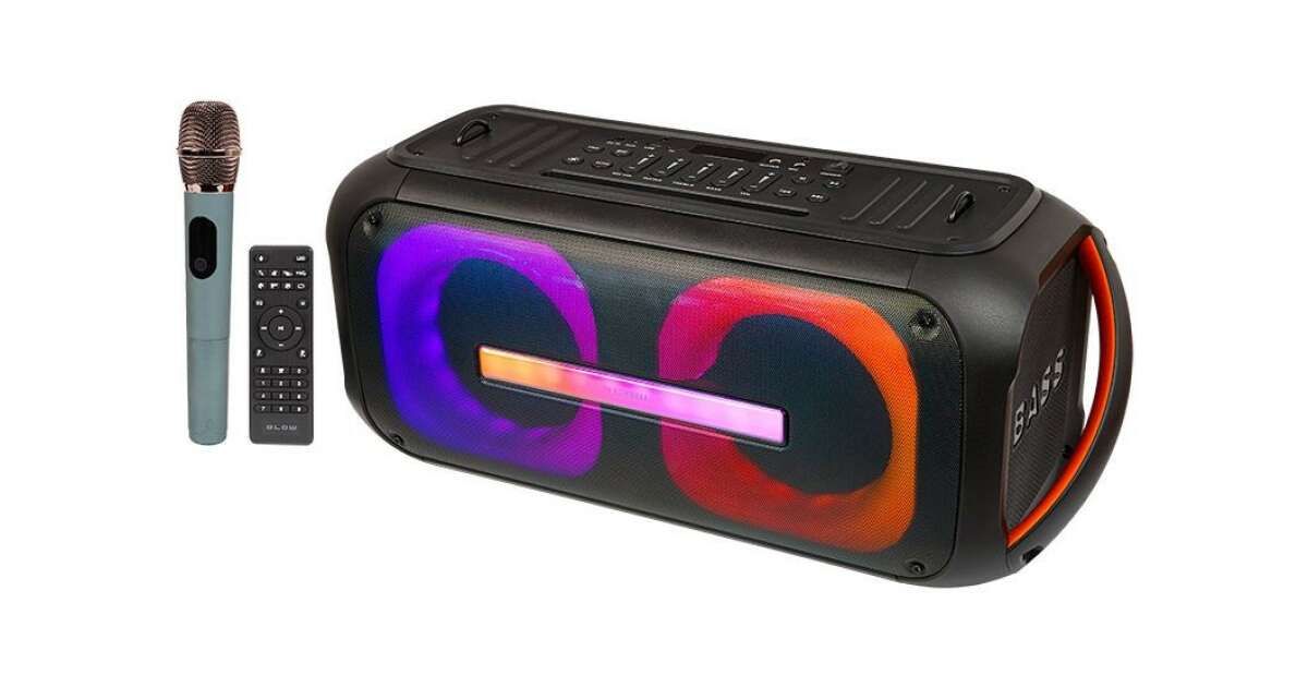 Bluetooth speaker DJBOX  + remote control + microphone