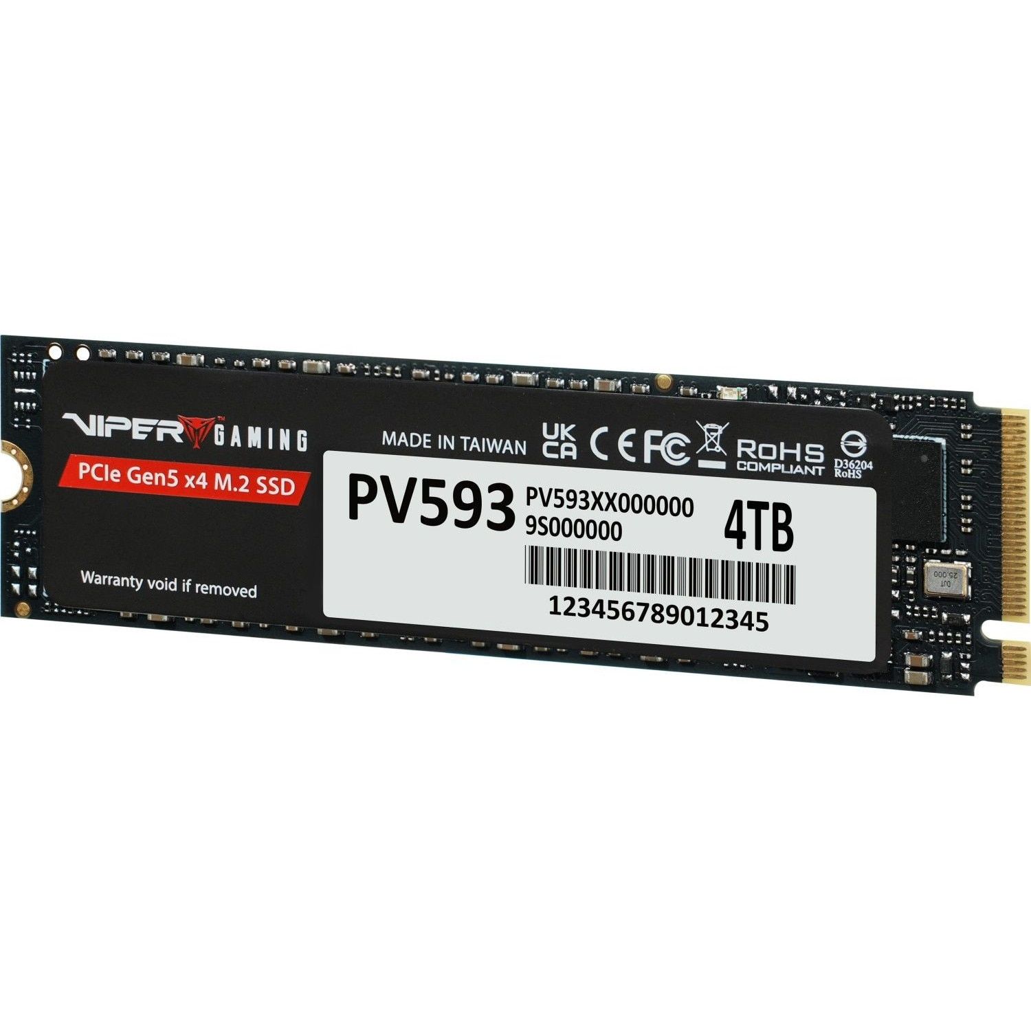 Patriot Viper PV593 M.2 PCI-E Gen5 x4 NVMe2 4TB SSD
