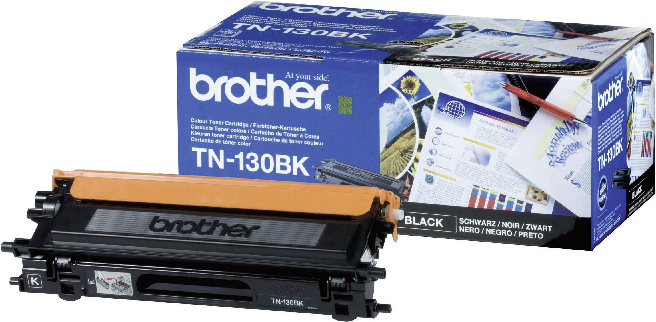 Cartus toner Brother TN130BK ,Negru ,2500 pagini ,Original (TN130BK) 