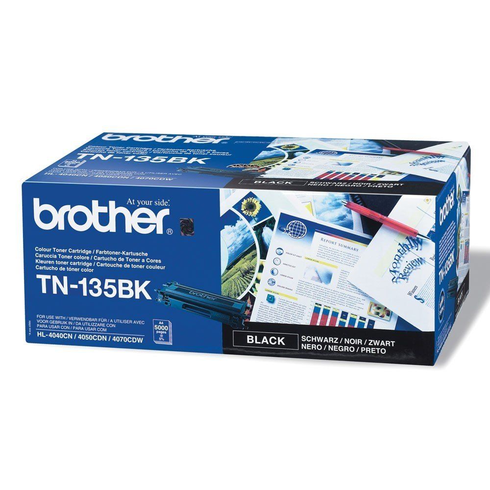 Cartus toner Brother TN135BK ,Negru ,5 000 pagini ,Original (TN135BK) 