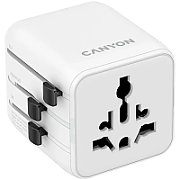 CANYON Travel Adapter OnTour One EU/UK/US/AUS   White