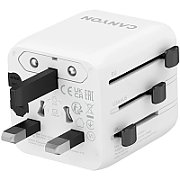 CANYON Travel Adapter OnTour One EU/UK/US/AUS   White