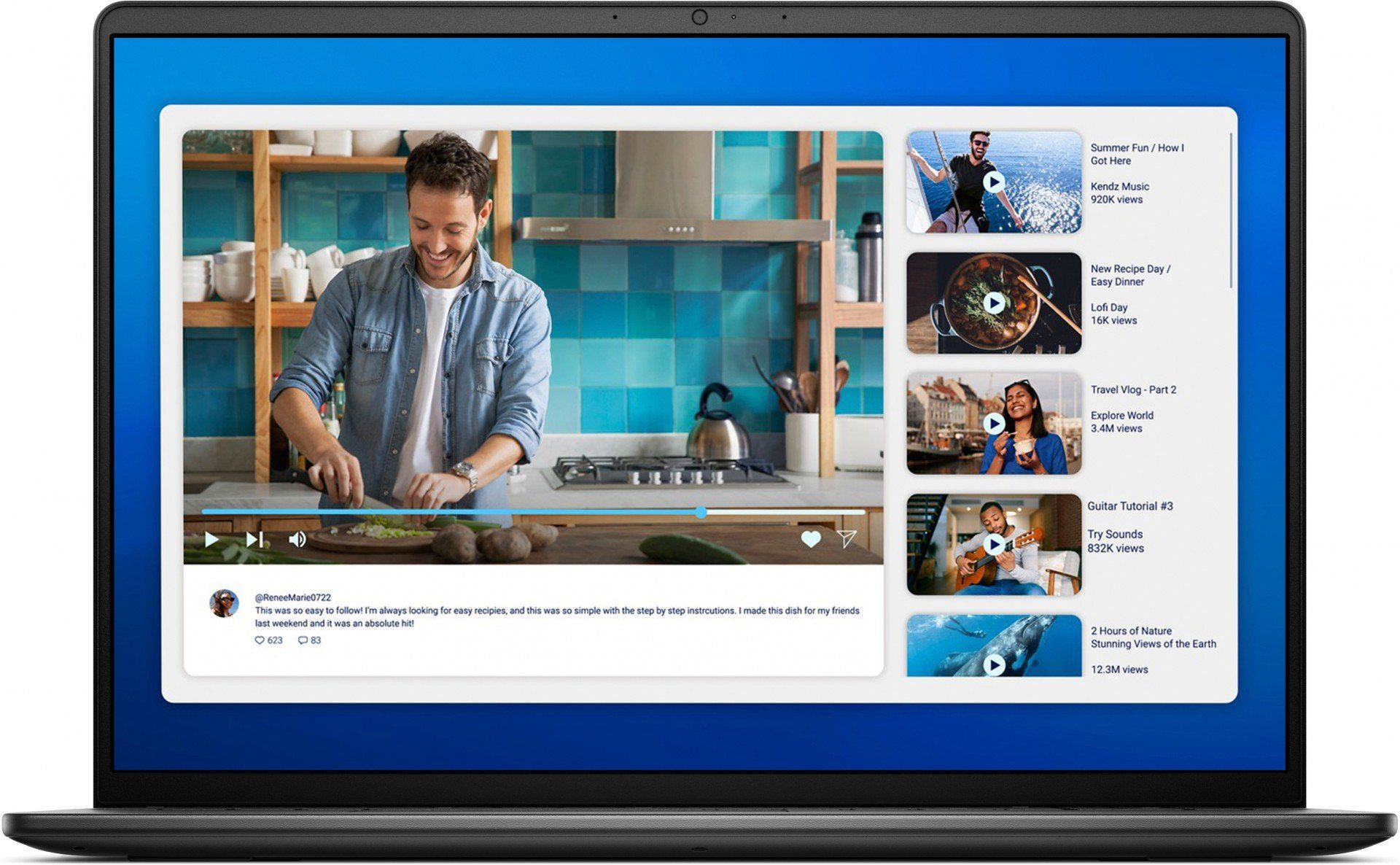 DELL DC16250 Intel Core 5 120U Laptop 40,6 cm (16 ) Full HD+ 8 Giga Bites DDR5-SDRAM 512 Giga Bites SSD Wi-Fi 6 (802.11ax) Windows 11 Pro Negru