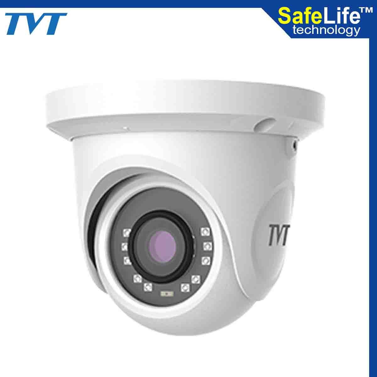 Camera de supraveghere TVT TD-7514ASL, AHD, Dome, 1MP 720P,  CMOS OV 1/4 inch, 2.8mm, 30 LED, IR 20m, Carcasa metal