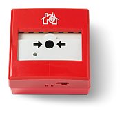 Buton adresabil INIM EC0020 manual de semnalizare incendiu, resetabil, rosu