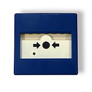 Buton conventional INIM IC0020B, albastru