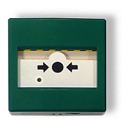 Buton conventional INIM IC0020G, verde
