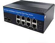 Switch Olycom IM-FP288GE industrial PoE Gigabit 8 porturi, 2 SFP