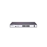 Switch BDCOM S2518PB PoE Full Gigabit 16 porturi, 2 SFP, 300W, L2, 1U