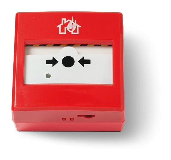 Buton conventional INIM IC0020, rosu