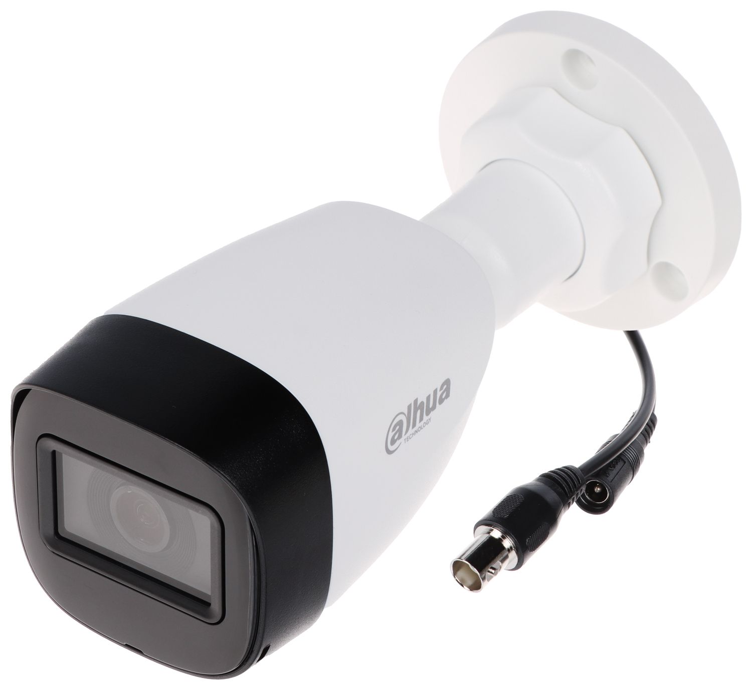 Camera de supraveghere Dahua HAC-HFW1200C-0280B-S6 Bullet HDCVI si analogica, 2MP, CMOS 1/2.7, 2.8mm, IR 30m, super adapt, IP67, plastic