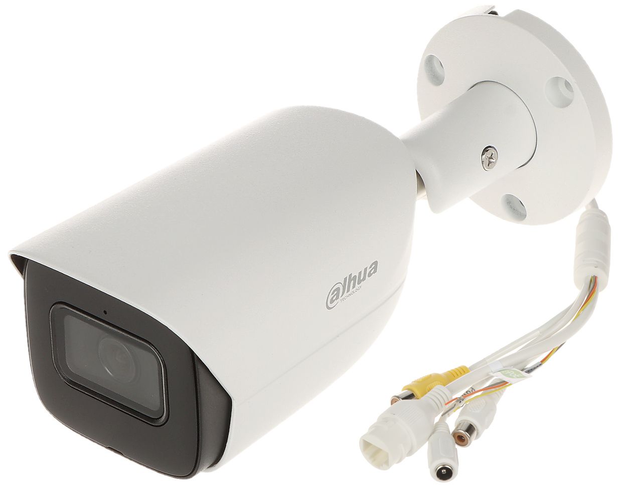 Camera de supraveghere Dahua IPC-HFW5442E-ASE-0280B-S3 Bullet IP ONVIF AI WizMind S 4MP, CMOS 1/1.8'', 2.8mm, IR 50m, WDR 140dB, MicroSD 512GB, Audio