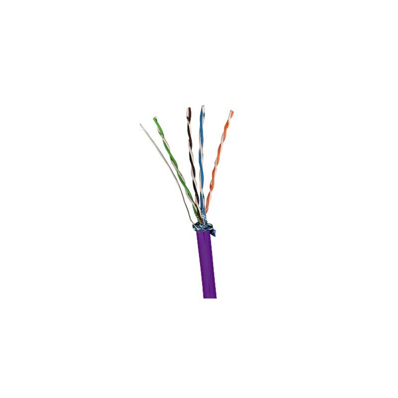 Cablu F/UTP cat.5e, manta LSZH, Euroclass Dca-s1,d2,a1 - 305m/tambur, violet - Molex