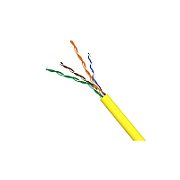 Cablu U/UTP cat.5e, manta PVC, Euroclass Eca - 305m/cutie, galben - Molex