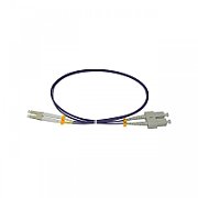 Patchcord FO SC/PC-LC/PC, MM OM4 50/125, manta LSZH 3.0mm, duplex 3m - Emtex