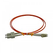 Patchcord FO SC/PC-LC/PC, MM OM2 50/125, manta LSZH 3.0mm, duplex 15m - Emtex