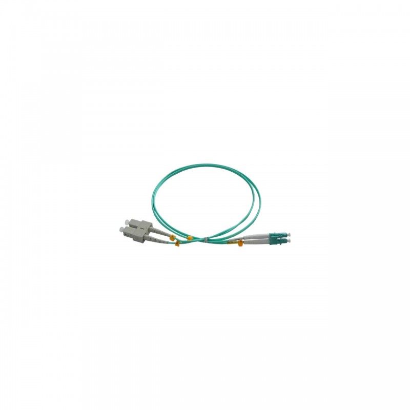 Patchcord FO SC/PC-LC/PC, MM OM3 50/125, manta LSZH 3.0mm, duplex 2m - Emtex