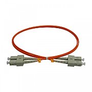Patchcord FO SC/PC-SC/PC, MM OM2 50/125, manta LSZH 3.0mm, duplex 1m - Emtex