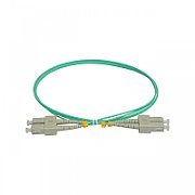 Patchcord FO SC/PC-SC/PC, MM OM3 50/125, manta LSZH 3.0mm, duplex 5m - Emtex