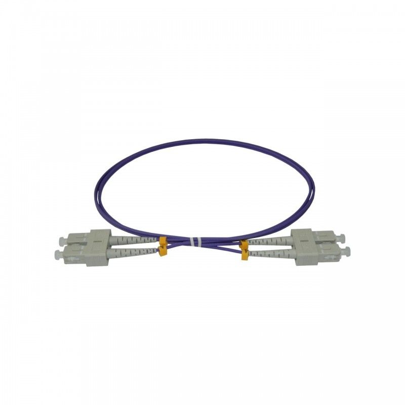 Patchcord FO SC/PC-SC/PC, MM OM4 50/125, manta LSZH 3.0mm, duplex 1m - Emtex