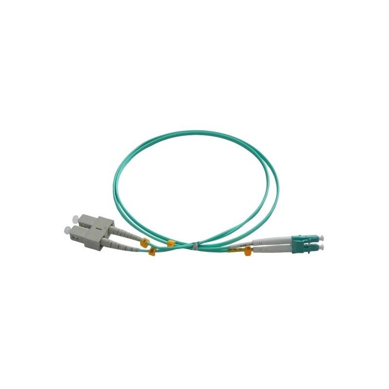 Patchcord FO SC/PC-LC/PC, MM OM3 50/125, manta LSZH 3.0mm, duplex 20m - Emtex
