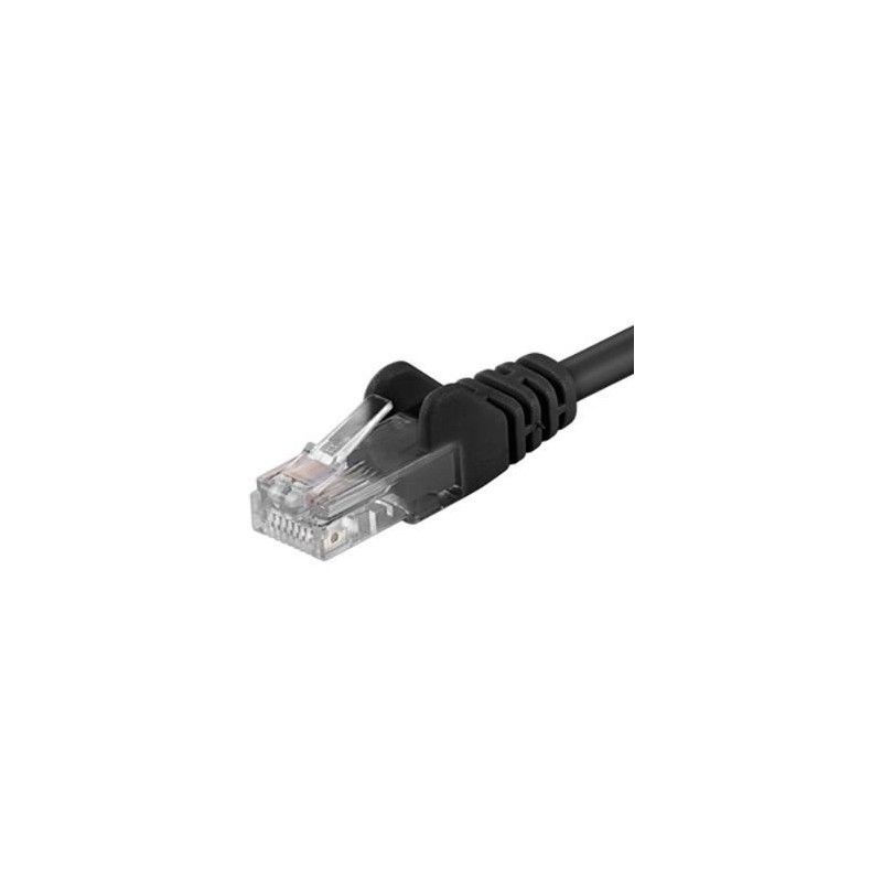 Patchcord UTP RJ45-RJ45 Cat.5e 1.5m, negru