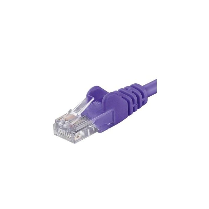 Patchcord UTP RJ45-RJ45 Cat.5e 1m, violet