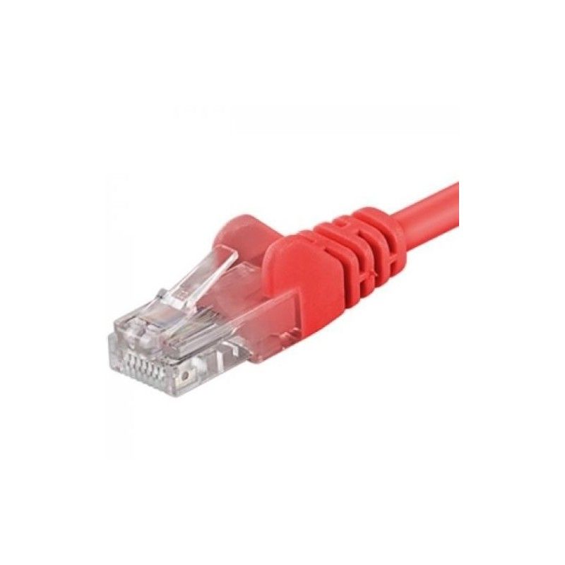 Patchcord UTP RJ45-RJ45 Cat.5e 1m, rosu