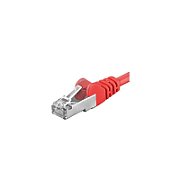 Patchcord SFTP RJ45-RJ45 Cat.6A, 3m, rosu