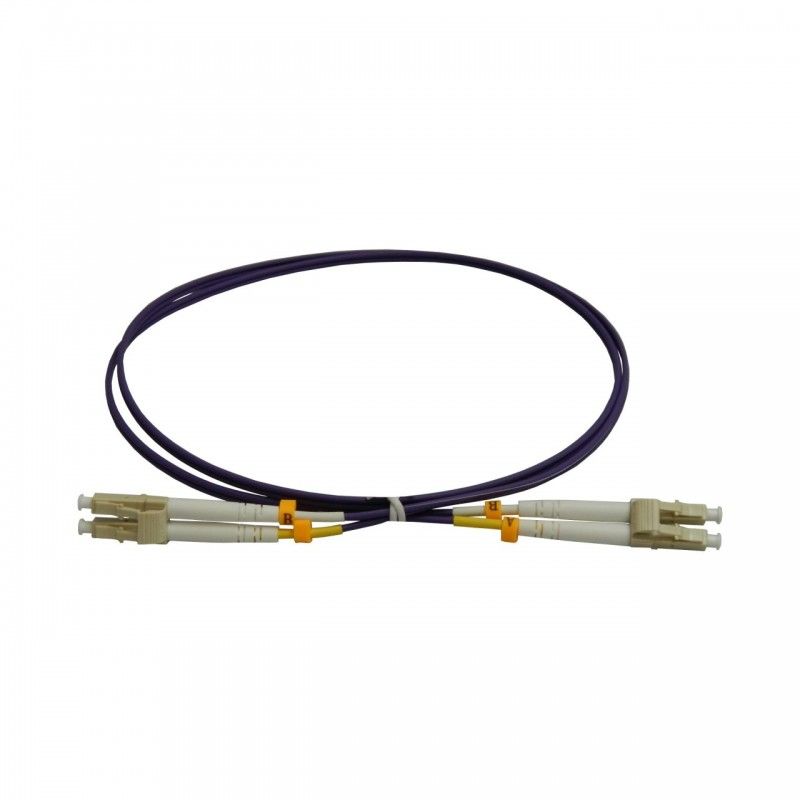 Patchcord FO LC/PC-LC/PC, MM OM4 50/125, manta LSZH 3.0mm, duplex 15m – EMTEX