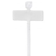 Brida plastic 2,5 x 200 eticheta (100 buc)- ELEMATIC