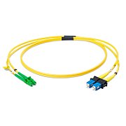 Patchcord FO SC/PC-LC/APC, SM OS2 9/125, manta LSZH 3.0mm, duplex 2m - Emtex
