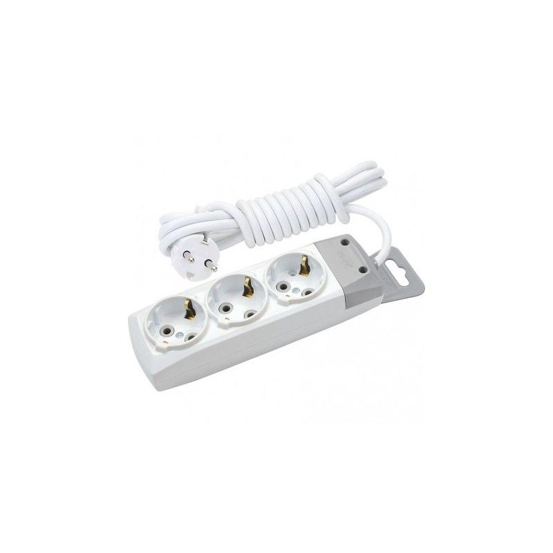 Prelungitor 3 prize cu 1,5 m - 3x1 - DE-PA