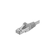 Patchcord STP RJ45-RJ45 Cat.6, LSZH, 24AWG, 0.2m, gri - EMTEX