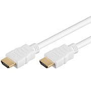 Cablu HDMI, tata-tata, 4K, High quality, V1.4 contacte aurite, 10m, alb, PremiumCord