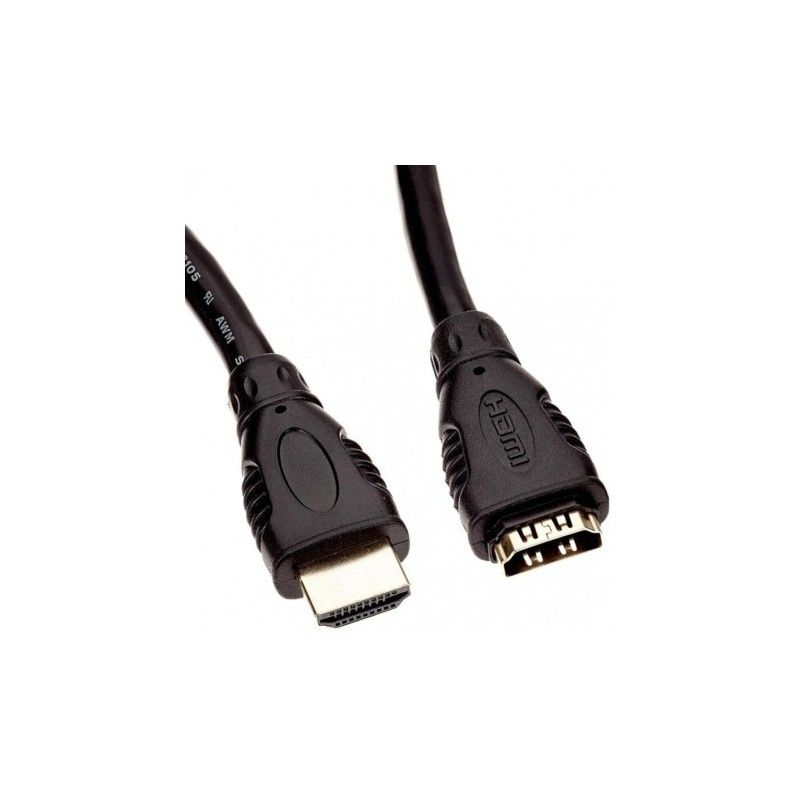 Cablu extensie HDMI, tata - mama, 4K@30Hz, conectori auriti, 3m, PremiumCord