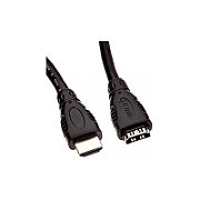Cablu extensie HDMI, tata - mama, 4K@30Hz, conectori auriti, 3m, PremiumCord