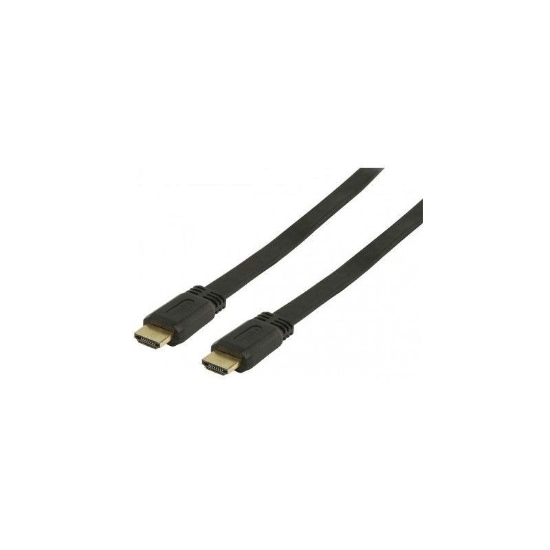 Cablu HDMI plat, 4K, V1.4, conectori auriti, 3m, PremiumCord