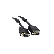 Cablu VGA, cu ferite, tata - tata, dubluecranat, 10m, PremiumCord