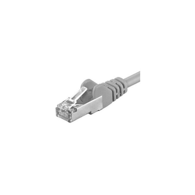 Patchcord FTP RJ45-RJ45 Cat.6, LSZH, 24AWG, 1m, gri - EMTEX