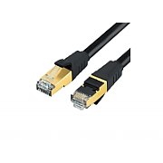 Patchcord SFTP RJ45-RJ45 Cat.7, LSZH, 0.5m, negru - EMTEX